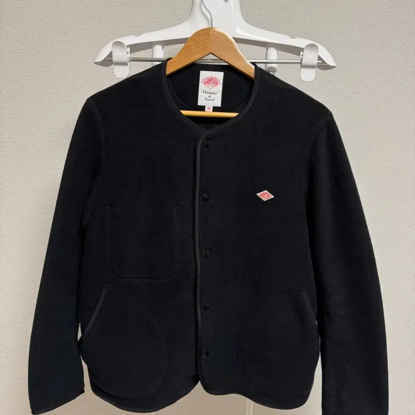 [BUNJANG] Danton Collarless Fleece Jacket Size 36 / Danton 단톤 플리스 칼라리스 자켓 36사이즈