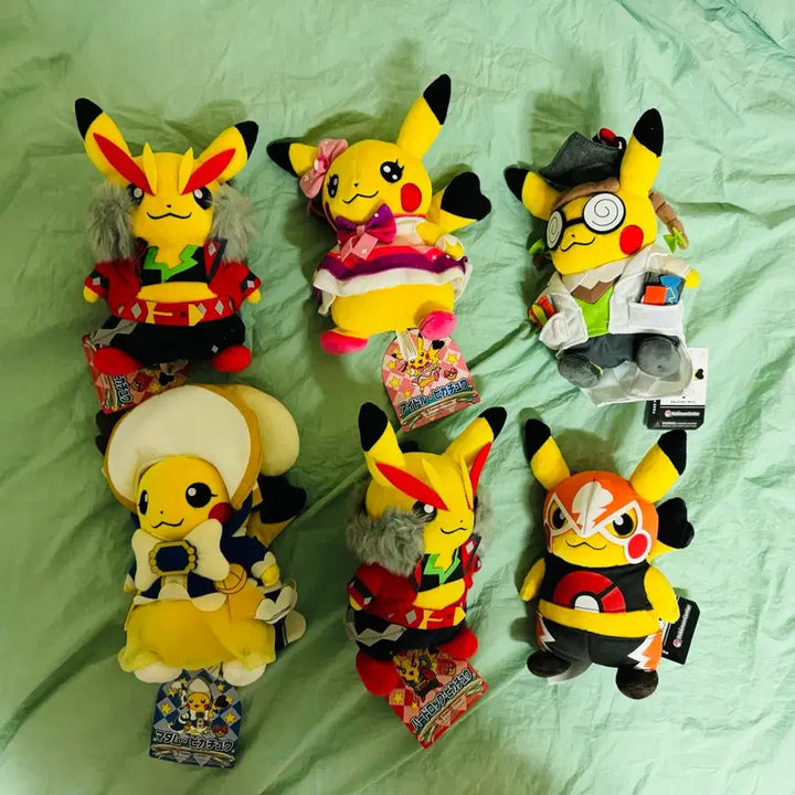 [BUNJANG] Pokemon Center Authentic Pikachu Cosplay Plush Toy / 포켓몬센터 정품 코스프레 피카츄 인형 포켓몬