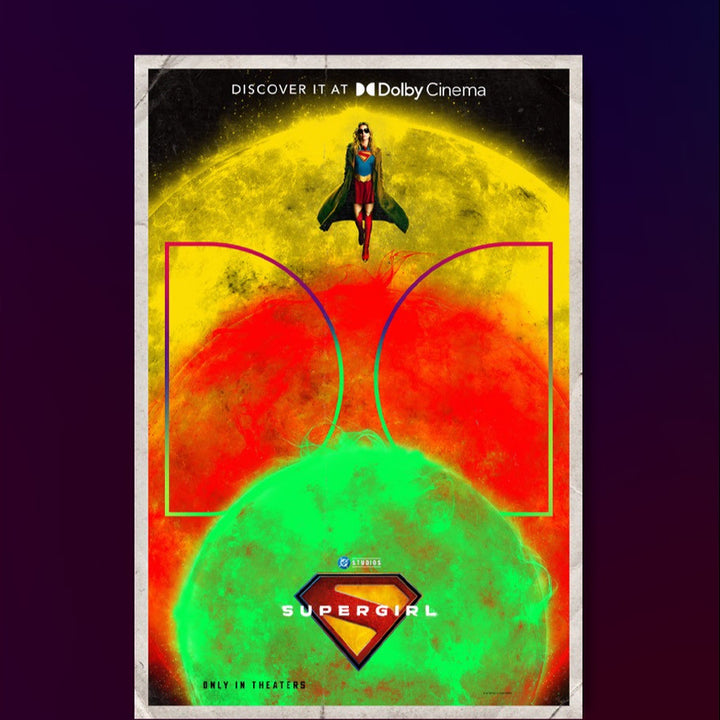 [BUNJANG] Supergirl Dolby Poster + Teaser Poster Bundle / 슈퍼걸 돌비포스터+티저포스터