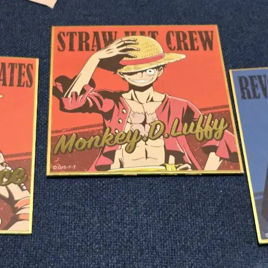 [BUNJANG] One Piece ASL (Ace, Luffy, Sabo) Mini Shikishi Bundle Set / 원피스 에이스 루피 사보 ASL 미니색지 일괄