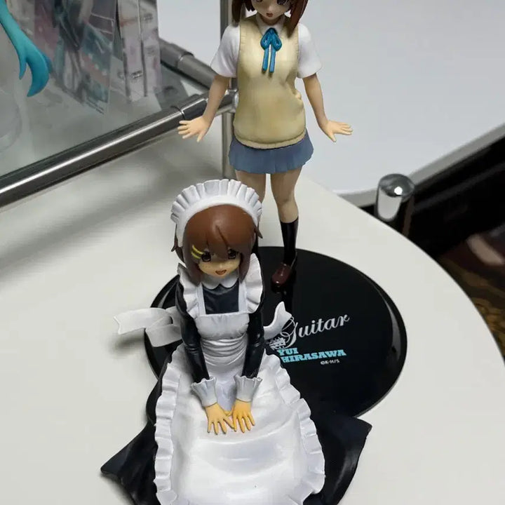 [BUNJANG] K-ON! Yui Hirasawa Maid Figure &amp; Assembled Yui Summer Uniform Bishoujo Figure Bundle Set / 일괄 케이온 유이 메이드 피규어 + 조립식 유이 하복 미소녀 피규어