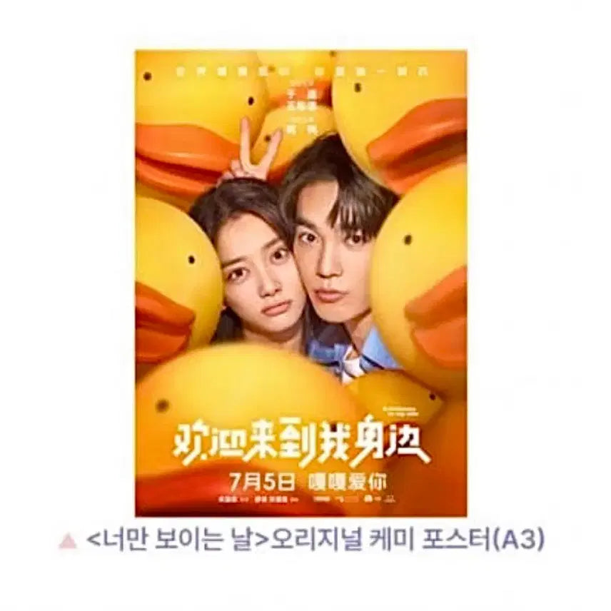 [BUNJANG] Only You Can See It Original Chemie Poster / [영화 굿즈] 너만보이는날 오리지널 케미 포스터