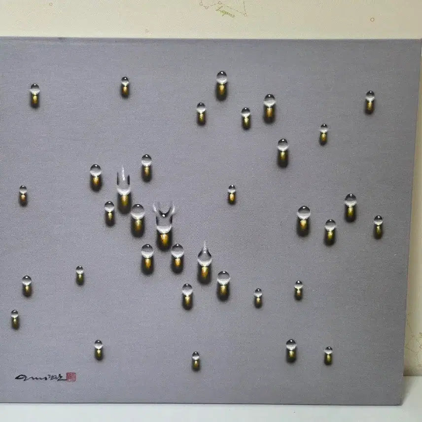 [BUNJANG] Oh Taehwan Artist Water Drop Painting (Size 10) / 오태환 작가 물방울 그림 10호