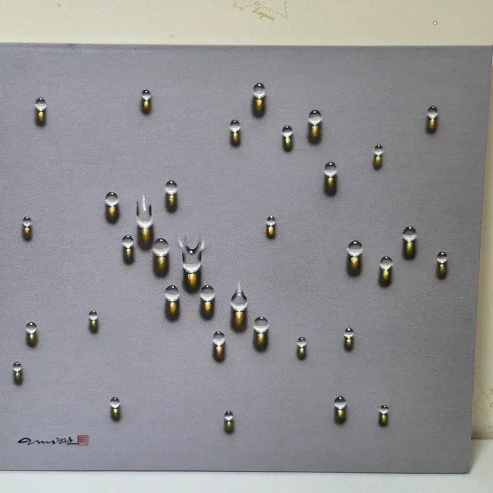 [BUNJANG] Oh Taehwan Artist Water Drop Painting (Size 10) / 오태환 작가 물방울 그림 10호