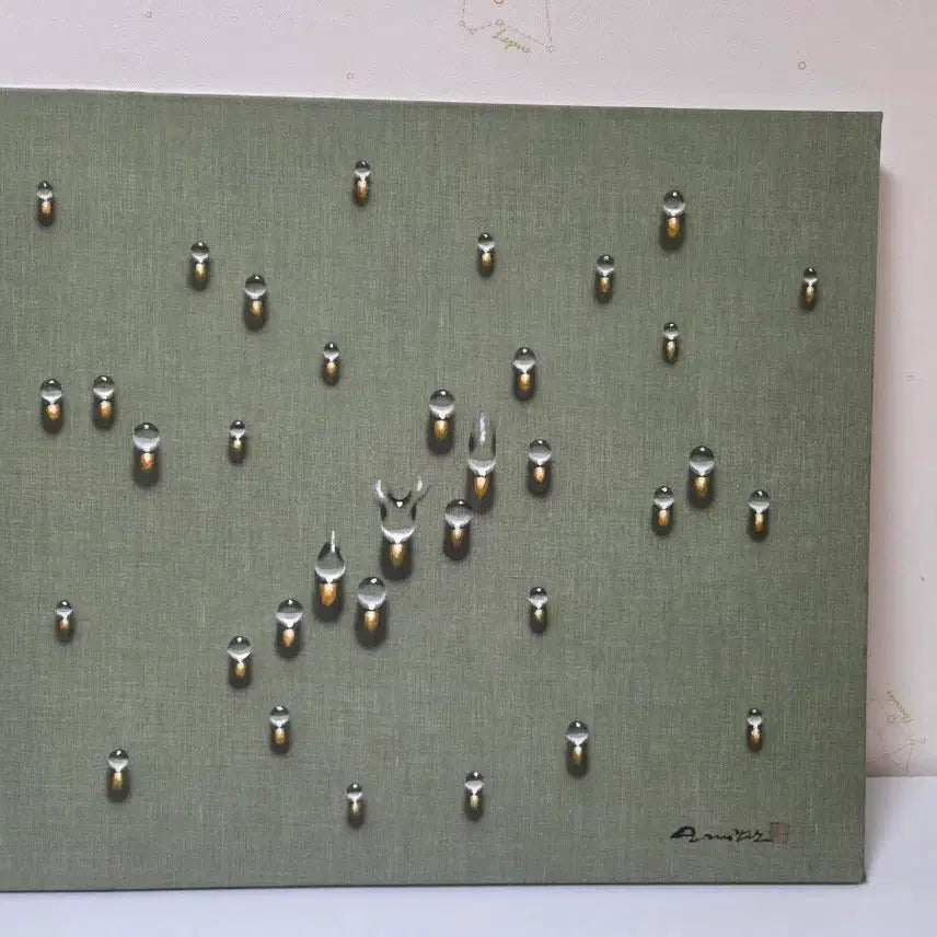 [BUNJANG] Oh Taehwan Artist Water Droplet Painting (Size 10) / 오태환 작가 물방울 그림 10호