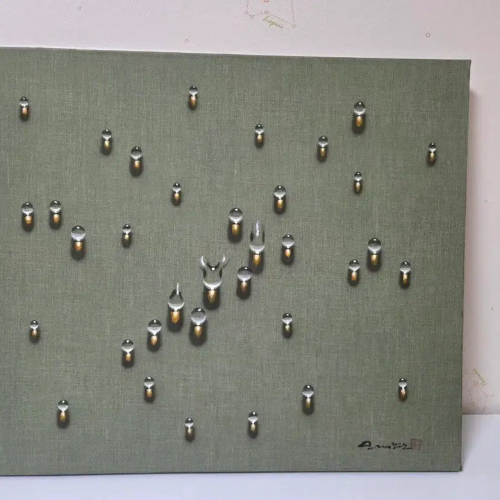 [BUNJANG] Oh Taehwan Artist Water Droplet Painting (Size 10) / 오태환 작가 물방울 그림 10호