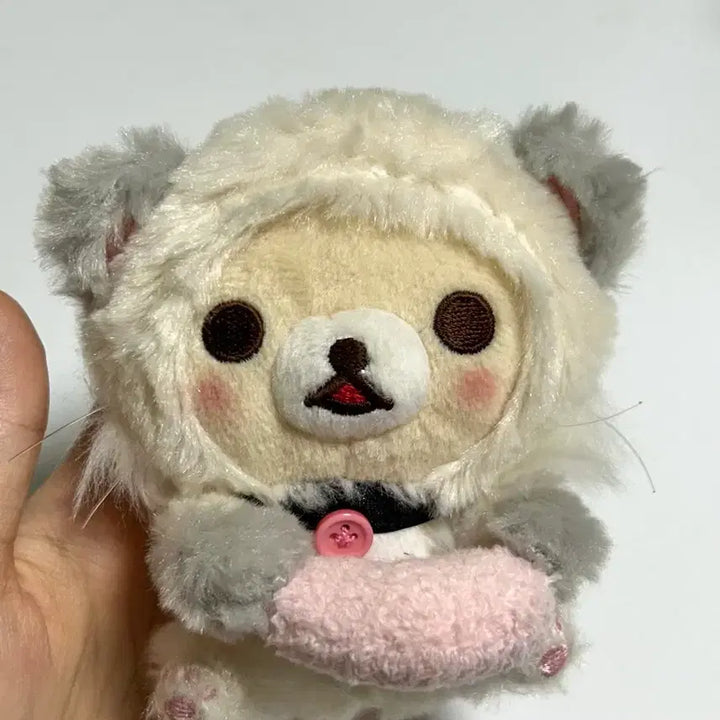 [BUNJANG] Rilakkuma Korilakkuma Cat Costume Doll Keychain / 고전 고양이 코리락쿠마 인형 키링
