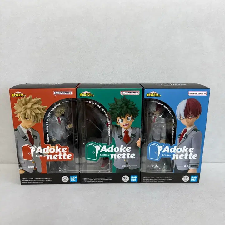[BUNJANG] My Hero Academia Adokenetto Bakugo Midoriya Todoroki Set / 히로아카 아도케네트 바쿠고 미도리야 토도로키 세트