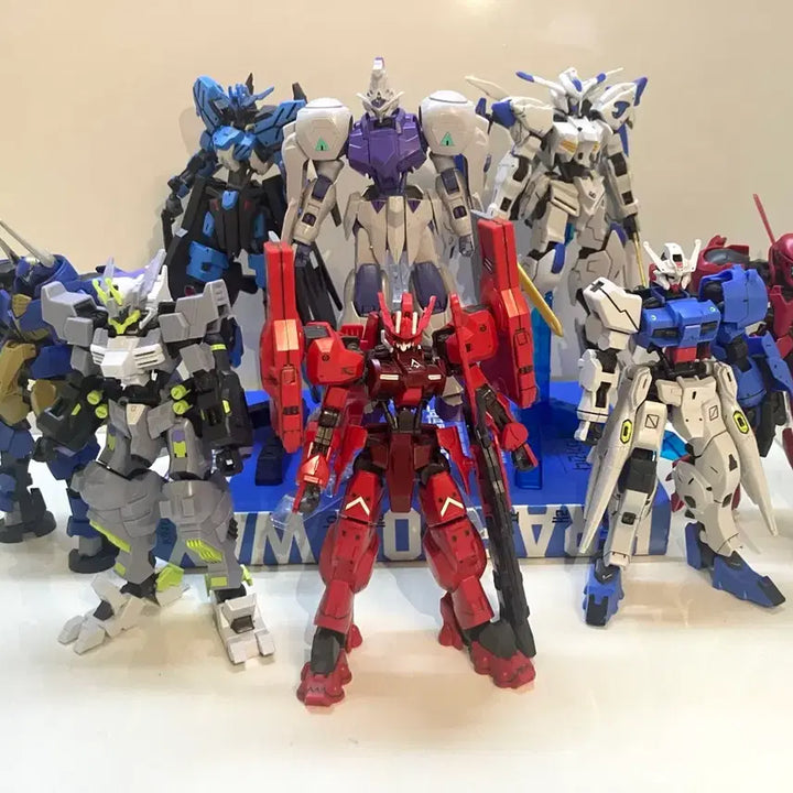[BUNJANG] Bandai HG Gundam Iron-Blooded Orphans Model Kit Bundle Set (8 types, Junk &amp; Pre-Assembled) / HG 건담 철혈의 오펀스 일괄 8종 (정크 및 가조)