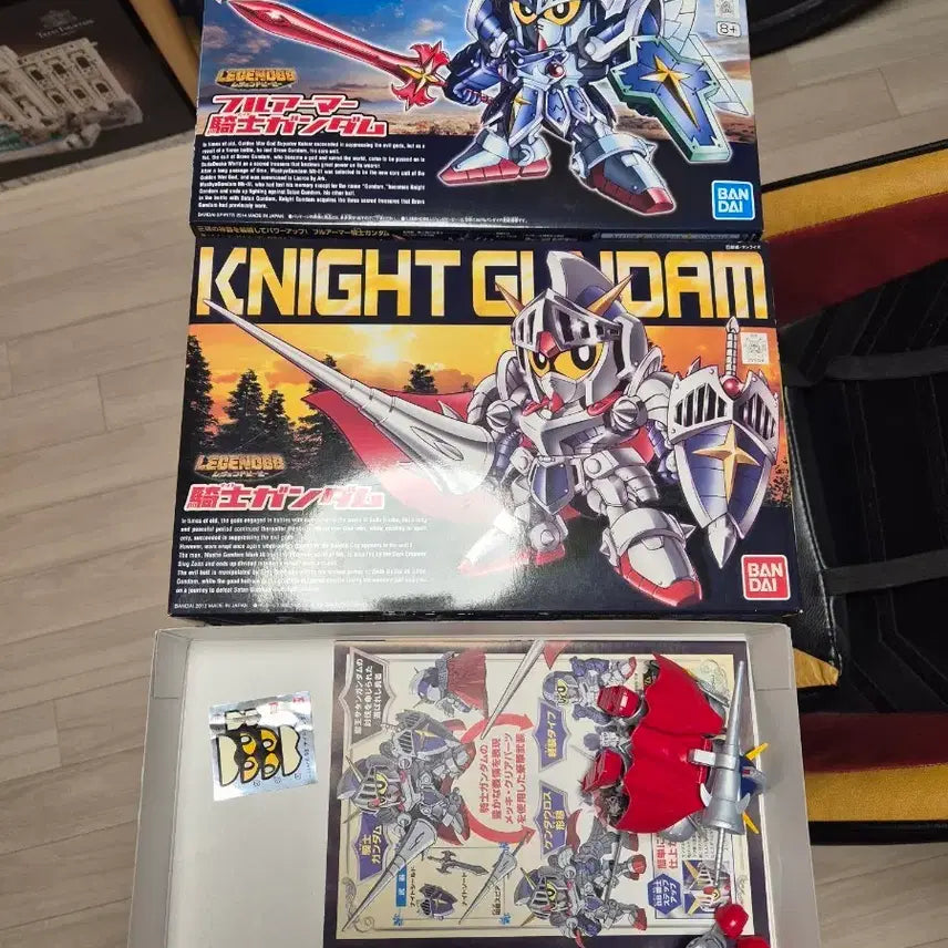 [BUNJANG] Bandai Full Armor Knight Gundam &amp; Knight Gundam 2-Type Set / bb전사 풀아머 나이트 건담 / 나이트 건담 2종 세트