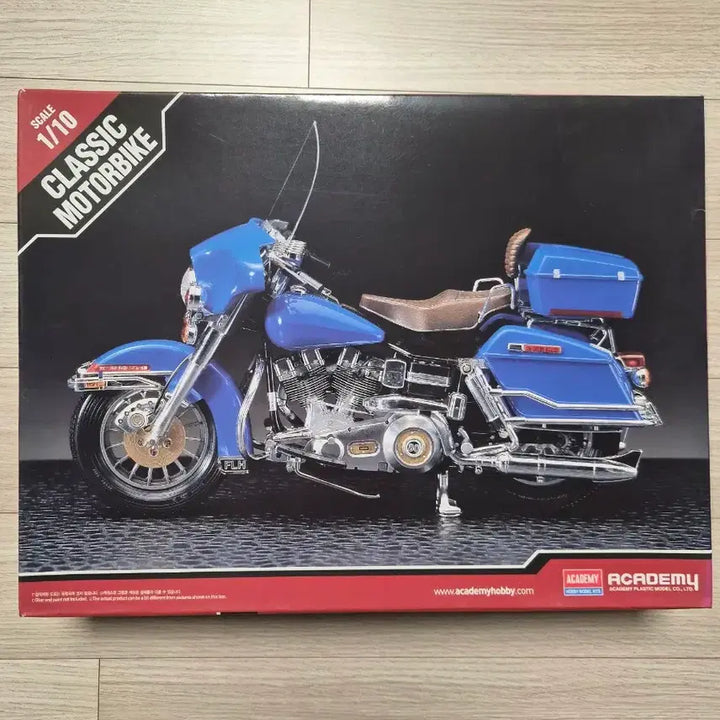 [BUNJANG] Academy Classic Motorbike 1/10 Scale Model Kit (Sealed) / 아카데미 클래식 모터바이크 1/10 미개봉 15501