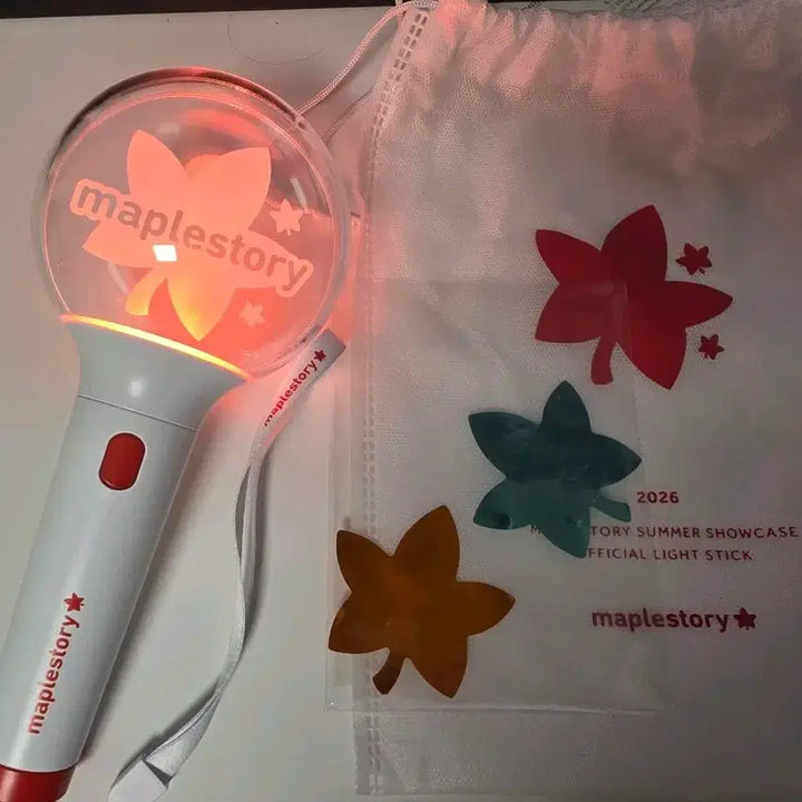 [BUNJANG] MapleStory Overdrive Showcase Lightstick with Pouch / 메이플 오버드라이브 쇼케이스 응원봉