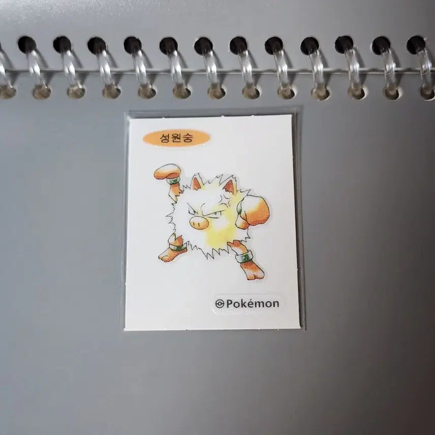 [BUNJANG] Pokemon 30th Anniversary Original Ttibusil - Sungwonsung / 포켓몬 30주년 오리지널 띠부씰 성원숭