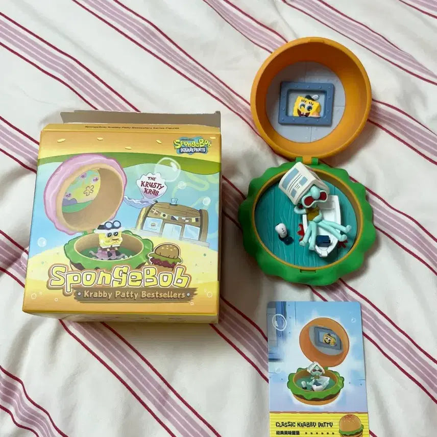 [BUNJANG] Pop Mart SpongeBob Krabby Patty Best Seller Series Squidward / 팝마트 스폰지밥 크래비 패티 베스트셀러 시리즈 징징이