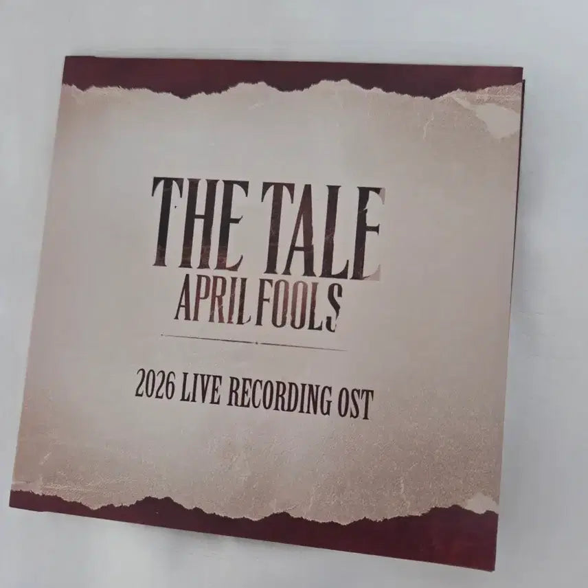 [BUNJANG] The Tale of April Fools Musical OST Live Album / 뮤지컬 더테일 ost 더테일에이프릴풀스 ost 2026 실황 판매