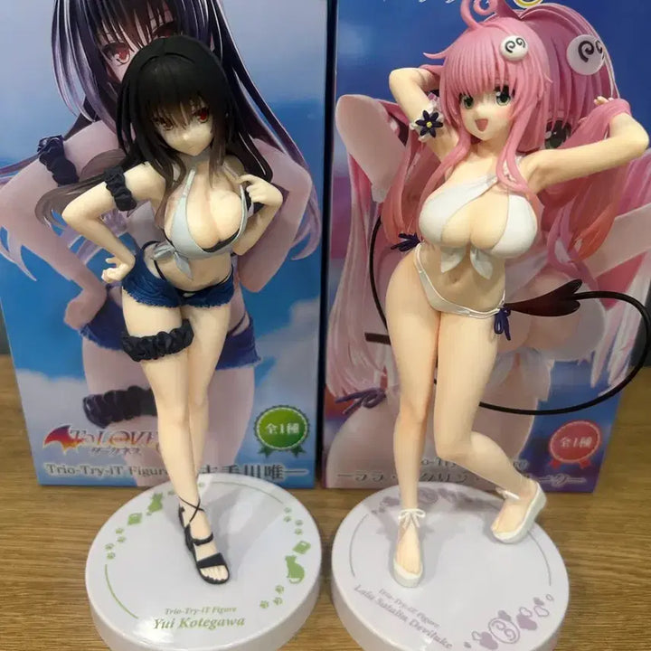 [BUNJANG] To Love Ru Yui &amp; Lala Bundle Set Figure / 일괄) 투러브 트러블 유이, 라라 피규어