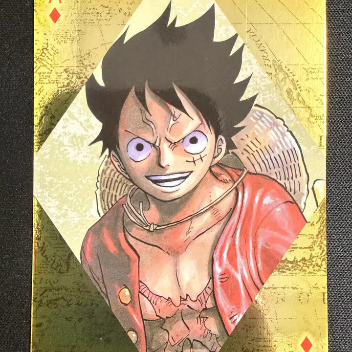 [BUNJANG] One Piece Limited Edition Golden Trump Card "Luffy DA" / [등급용/최상급] 2024 원피스 한정 황금 트럼프 카드 [루피 다A]
