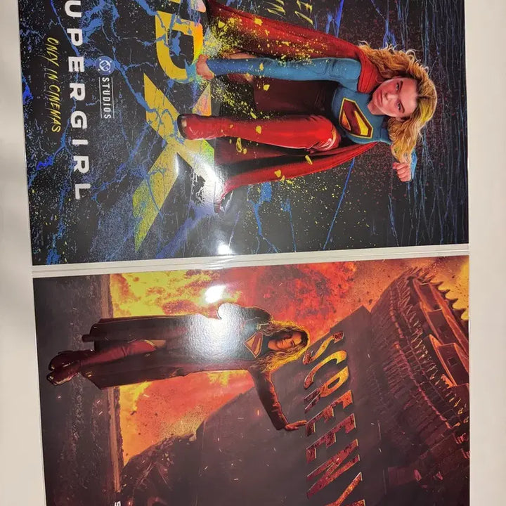 [BUNJANG] Supergirl 4DX SCREENX Poster Set (2 types) / 슈퍼걸 4DX SCREENX 포스터 (2종)