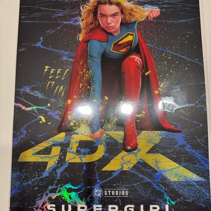 [BUNJANG] Supergirl 4DX SCREENX Poster Set (2 types) / 슈퍼걸 4DX SCREENX 포스터 (2종)