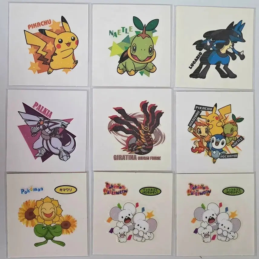 [BUNJANG] Pokemon Bread Stickers (Japanese Edition) Bundle Set / <일괄>포켓몬 띠부씰 일본씰 포켓몬 띠부씰 일판씰