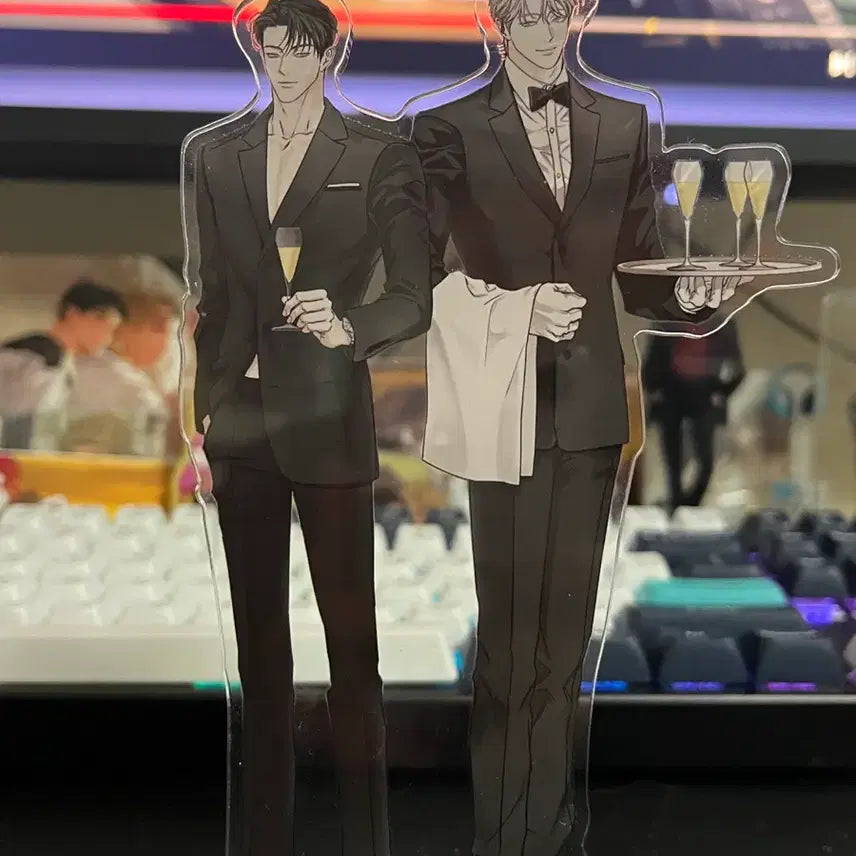 [BUNJANG] Pop The Beyond Pizza Delivery Man and Gold Palace Acrylic Stand (Unsealed) / 팝더비욘드 피자배달부와골드팰리스 아크릴스탠드 개봉 전시품