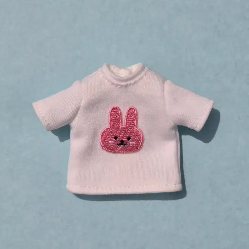 [BUNJANG] Handmade Bryce/Licca Doll Size T-Shirt Pink Rabbit / 브라이스 사이즈 티셔츠