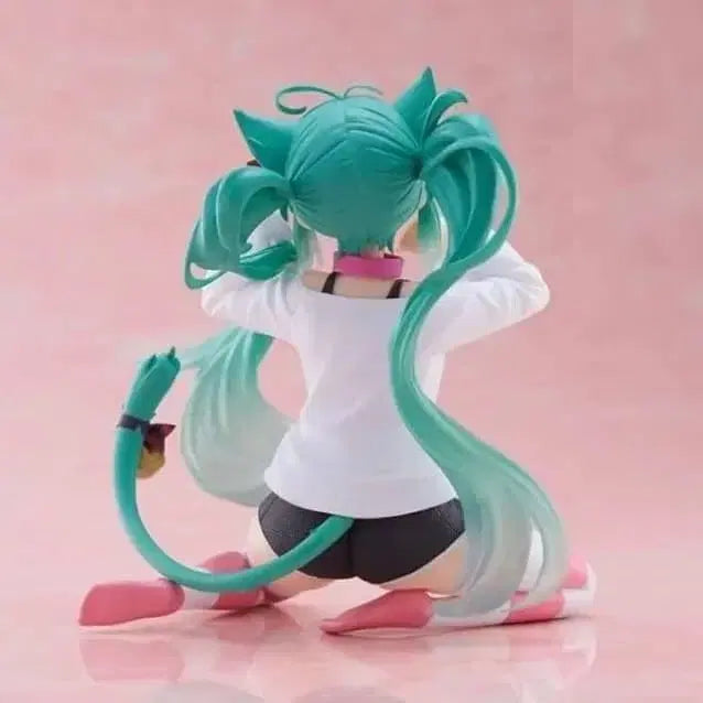 [BUNJANG] Hatsune Miku Cat Ear T-Shirt Figure / 데스크톱 큐트 고양이귀 티셔츠 하츠네미쿠 피규어