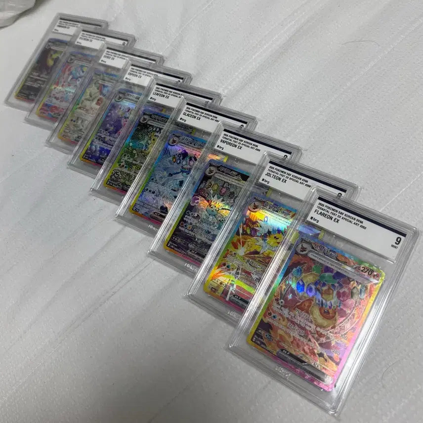 [BUNJANG] Pokemon Card Eeveelutions Terastal Festa BRG 9 Consecutive Numbers / 포켓몬카드 테라스탈페스타 이브이즈 brg 9 연번 교환