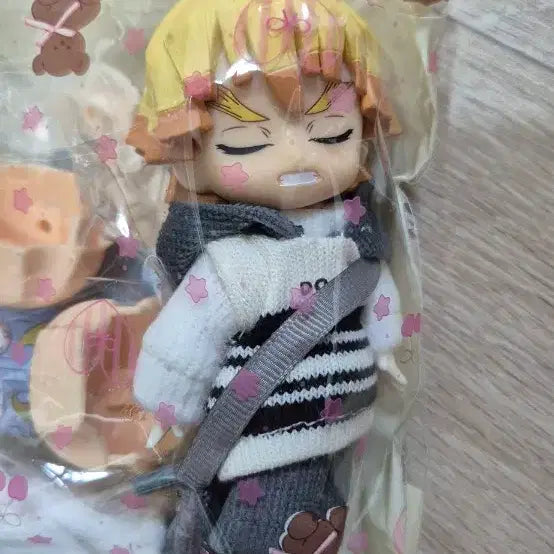 [BUNJANG] Demon Slayer Zenitsu OB11 Figure and Outfit Set / 젠이츠 ob11 인형 귀멸의 칼날 피규어 귀칼 굿즈