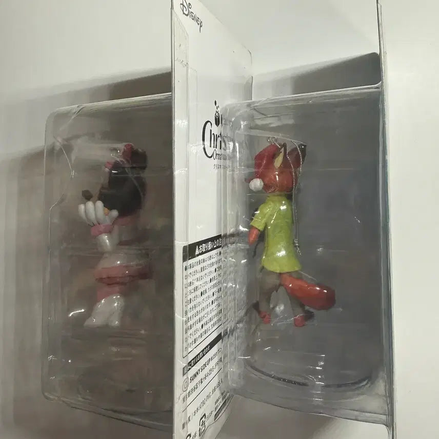 [BUNJANG] Disney Christmas Ornament Mini Mouse &amp; Nick Wilde Bundle Set / [일괄] 디즈니 크리스마스 오너먼트 미니마우스 주토피아 닉 세트