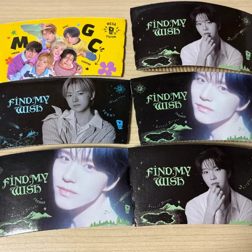 [SOLD OUT] 엔시티위시 메가커피 mgc 컵홀더 재희 대영 유우시 리쿠 사쿠야 시온 료