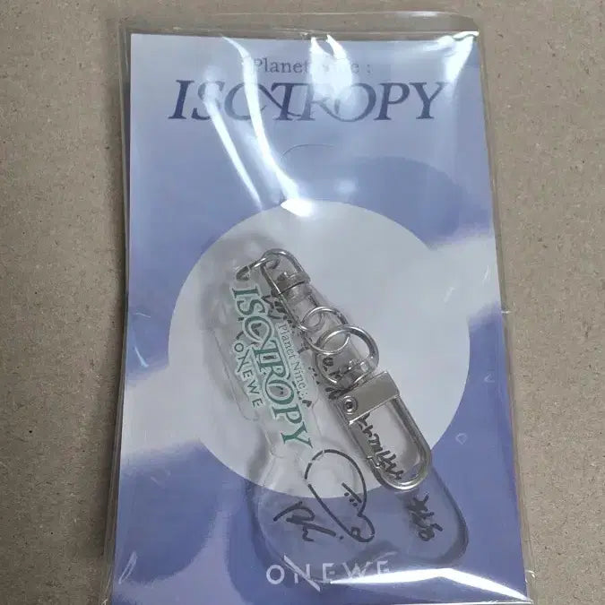 [SOLD OUT] 원위 ONEWE ISOTROPY 키링 하린 사인 굿즈