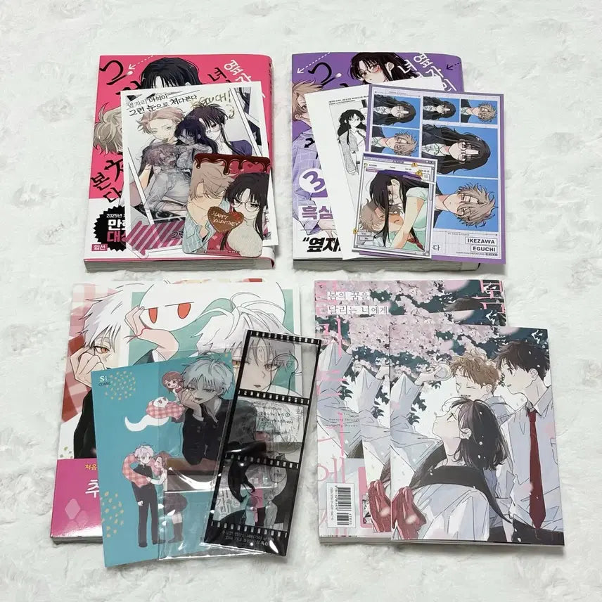 [BUNJANG] Various Japanese Manga Bundle Set (Sealed) / (일괄 가격) 옆자리 녀석이 그런 눈으로 헤비가미군 등 순정만화 만화책