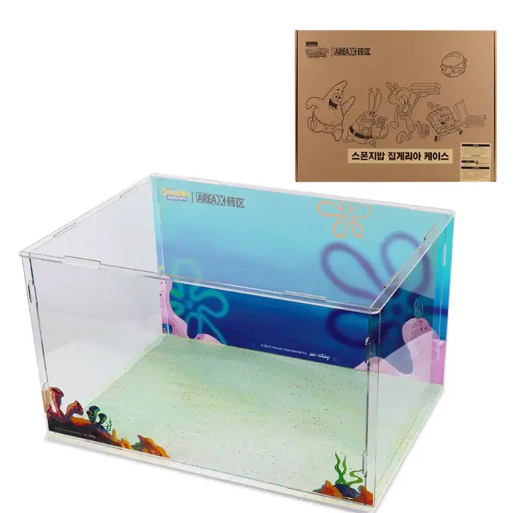 [BUNJANG] SpongeBob Krusty Krab LEGO Acrylic Case / (새상품) 스폰지밥 집게리아 레고 아크릴 케이스