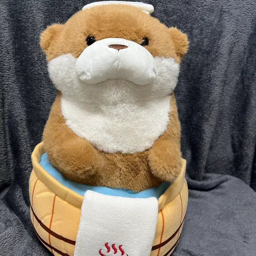 [BUNJANG] Oncheon Usouso-chan Brown 40cm Large Plush Doll / 온천 우소우소짱 브라운 40cm 온천우소인형 우소 대형인형