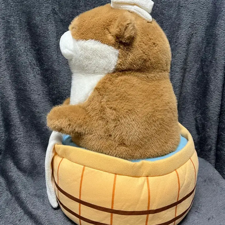 [BUNJANG] Oncheon Usouso-chan Brown 40cm Large Plush Doll / 온천 우소우소짱 브라운 40cm 온천우소인형 우소 대형인형