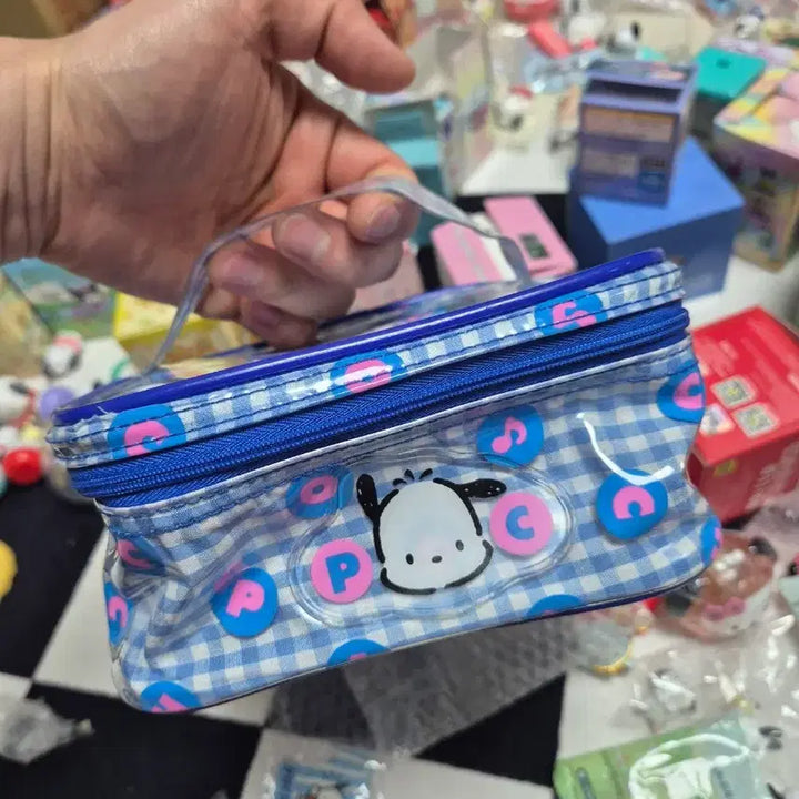 [BUNJANG] Vintage Sanrio Flokey Pochacco Figure and Goods Set / 고전 산리오 플로키 포차코피규어 및 포차코 용품