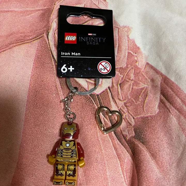 [BUNJANG] LEGO Iron Man Minifigure Keychain / 미사용 LEGO 레고 아이언맨 미니피규어 키링 열쇠고리