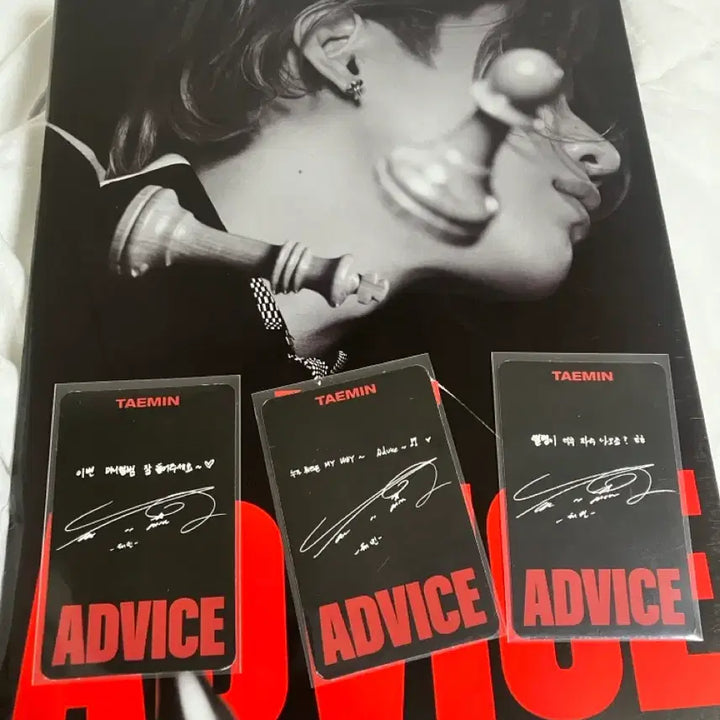 [BUNJANG] SHINee Taemin Advice Album &amp; Photocard Bundle Set / 샤이니 태민 어드바이스 앨범,포카 일괄