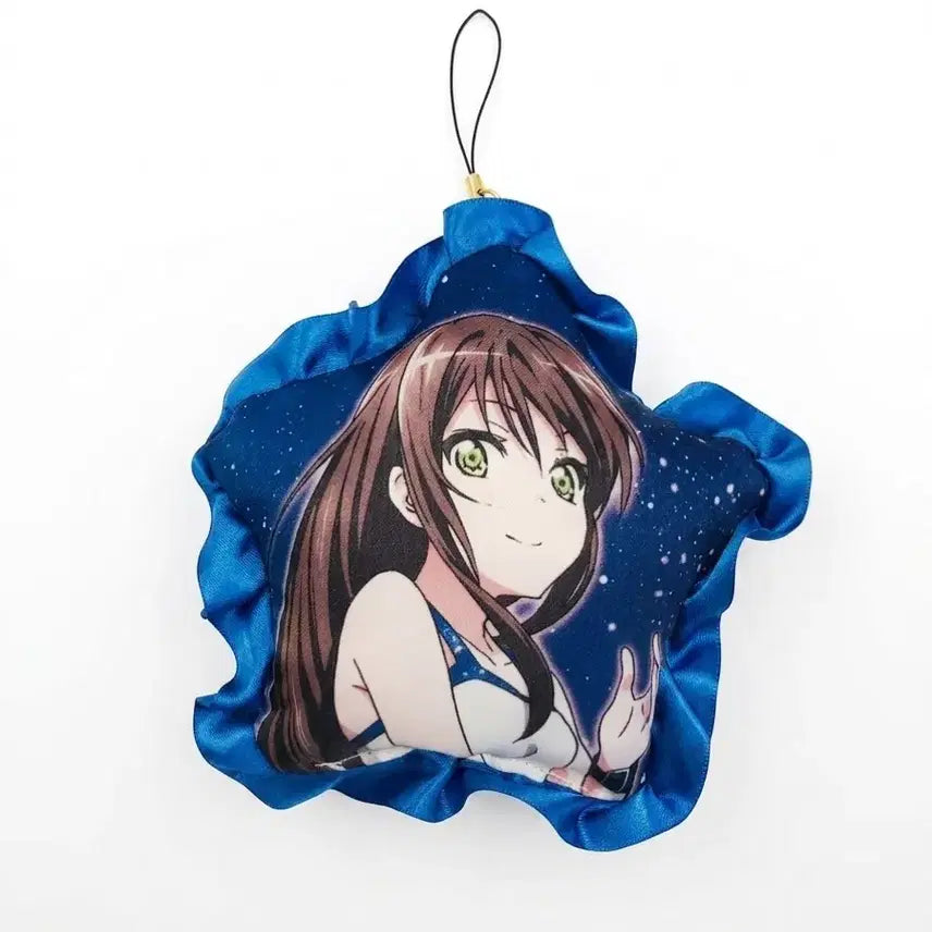 [BUNJANG] BanG Dream! Hanazono Tae Star Cushion Strap Keychain / 뱅드림 하나조노 타에 별 모양 쿠션 스트랩 키링