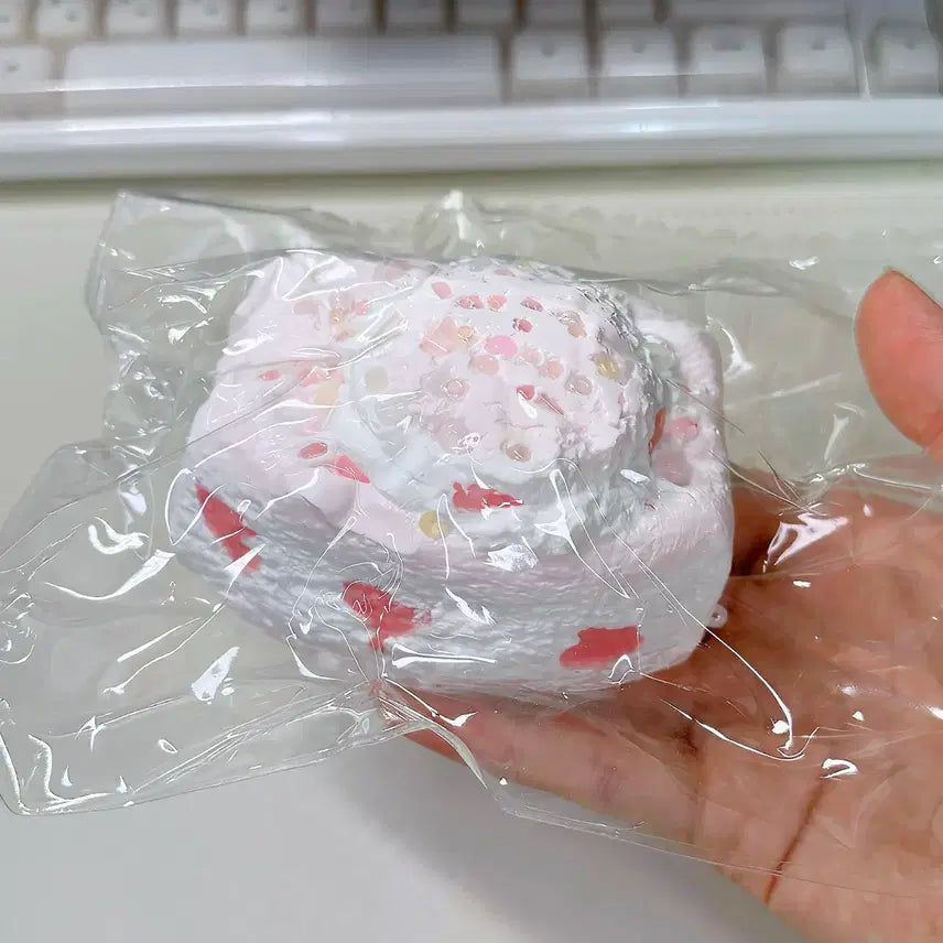 [BUNJANG] Strawberry Rice Ball Handmade Squishy / 해외샵 딸기 주먹밥 수제 말랑이