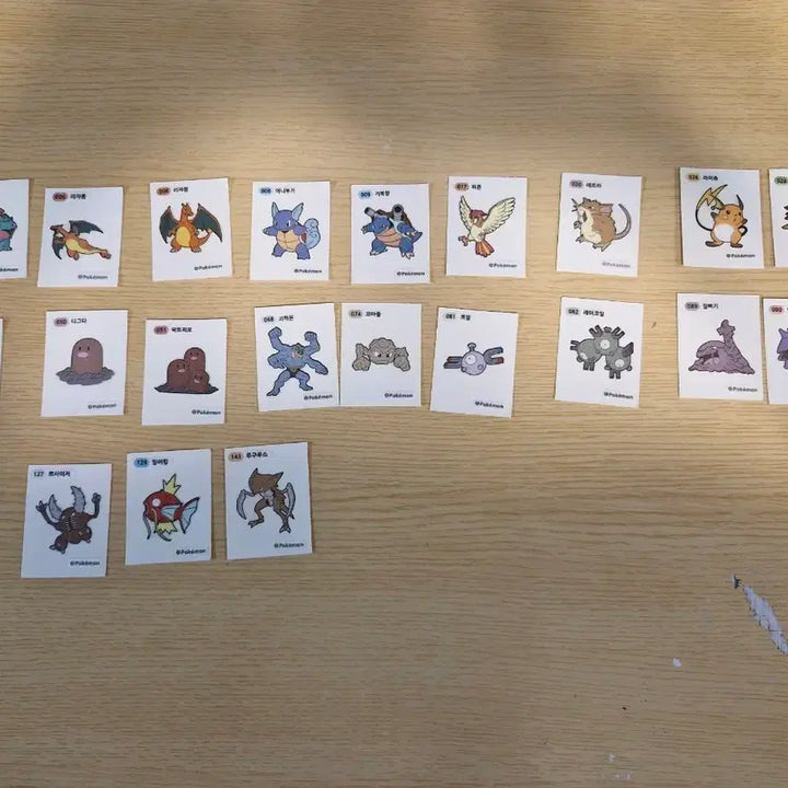 [BUNJANG] Pokemon Stickers Bundle Set (26 pcs) / 포켓몬 띠부실 일괄 26개(마지막 가격 낮춤)