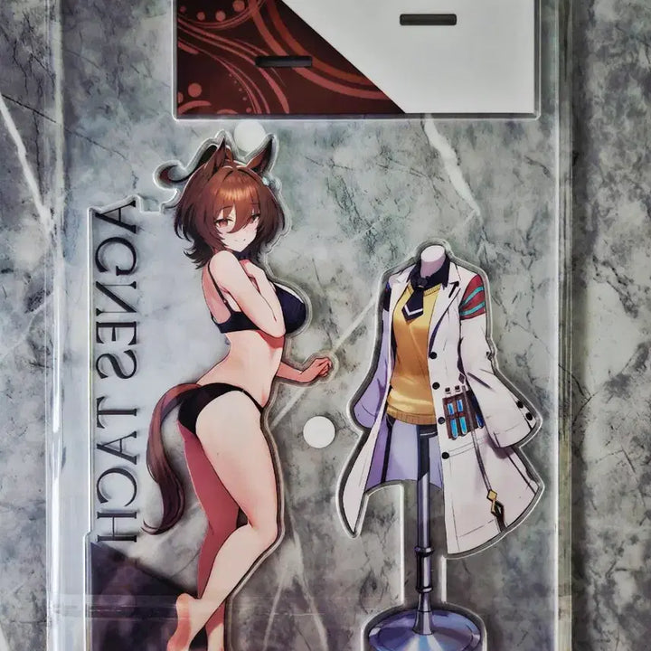 [BUNJANG] Uma Musume Agnes Tachyon Acrylic Diorama &amp; Signed Card Bundle Set (Sealed) / 우마무스메 아그네스 타키온 아크릴 디오라마, 사인카드 일괄