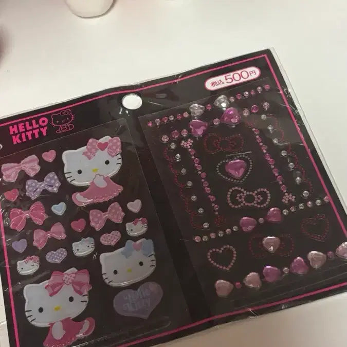 [BUNJANG] Vintage Kitty Gem Sticker / 고전키티 보석 스티커