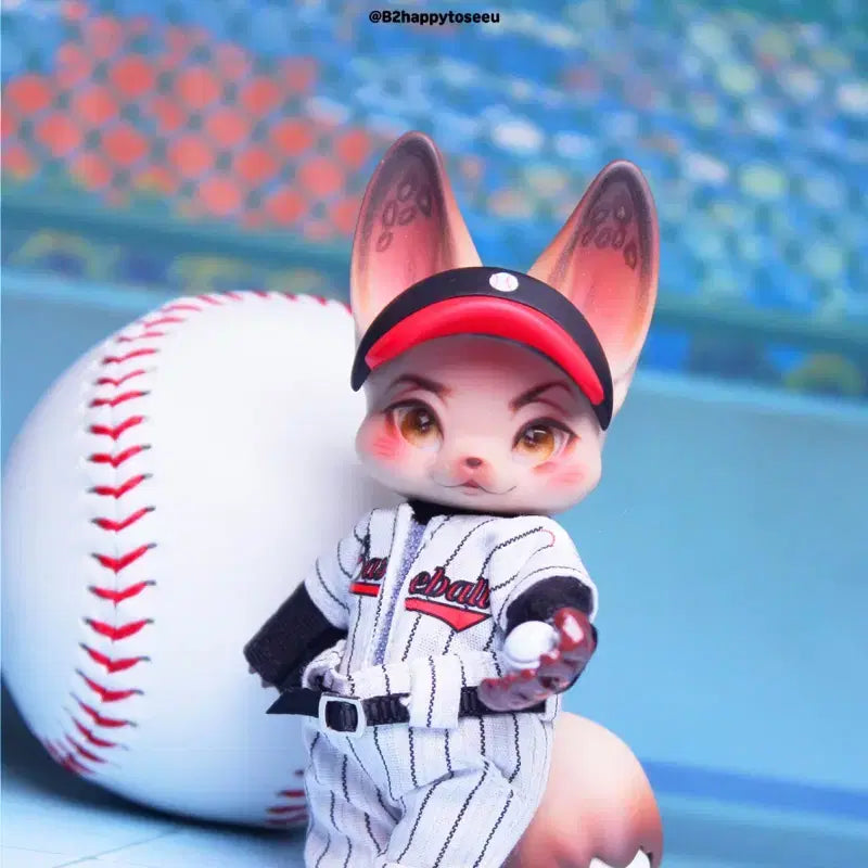 [BUNJANG] Kumukuku Doll Baseball Uniform Set / 비투샵 kumukuku 쿠무쿠쿠 코코리앙 축생 구체관절인형 야구복 의상