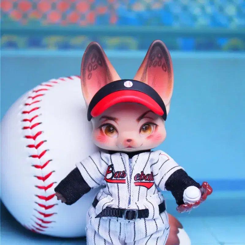 [BUNJANG] Kumukuku Doll Baseball Uniform Set / 비투샵 kumukuku 쿠무쿠쿠 코코리앙 축생 구체관절인형 야구복 의상