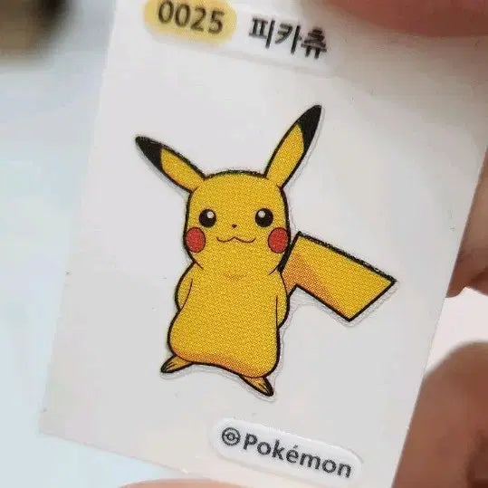 [BUNJANG] Pokemon Pikachu Sticker 2024 Season 2 
