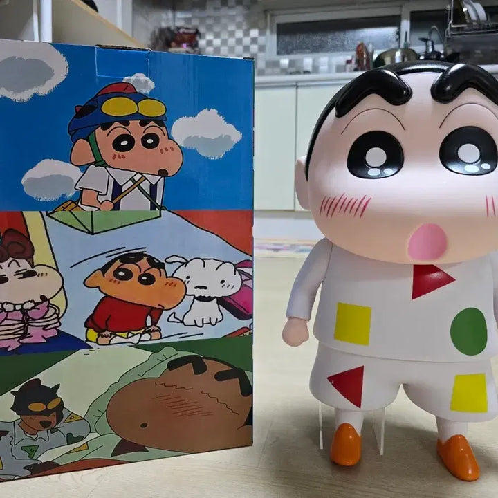 [BUNJANG] Crayon Shin-chan Large Figure Box Set / 짱구 대형 피규어 박스 포함 팝니당