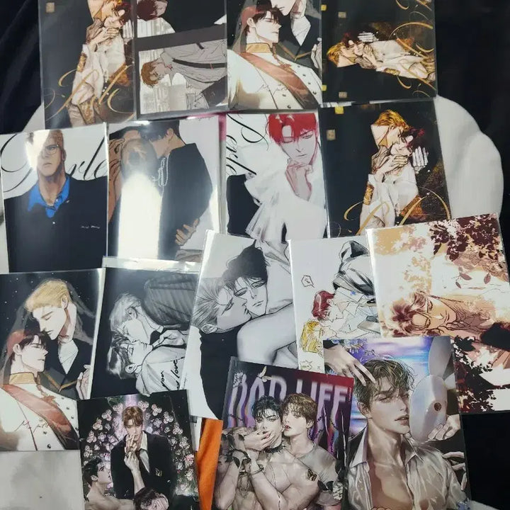 [BUNJANG] Pearl Postcard "Unfortunate Life" Art Print Set (16 pcs) / 펄 엽서 불우한삶 프박사진 프린티  16장 일괄