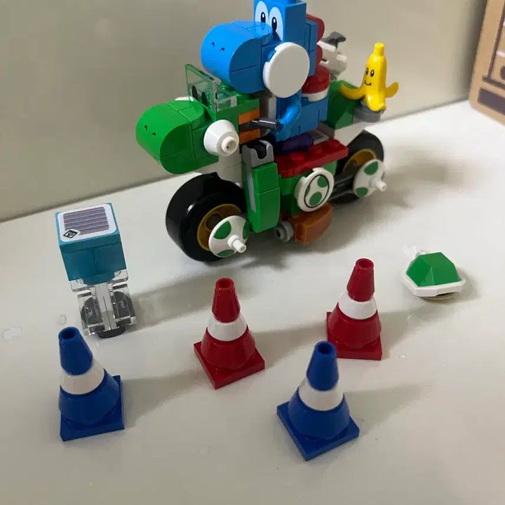 [BUNJANG] LEGO Super Mario Yoshi Bike (Opened) / 레고 슈퍼마리오 마리오 카트 요시바이크 개봉품